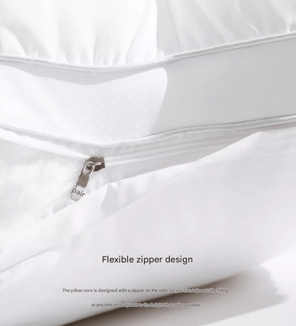 Pink Luxury Adjustable Bed Pillow Set (2 - Pack) - Hotel Quality Down Alternative for Ultimate Neck Support & Comfort - RnR Galore