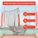 Portable Baseball Training Net Stand Softball Practice Sports Tennis - RnR Galore