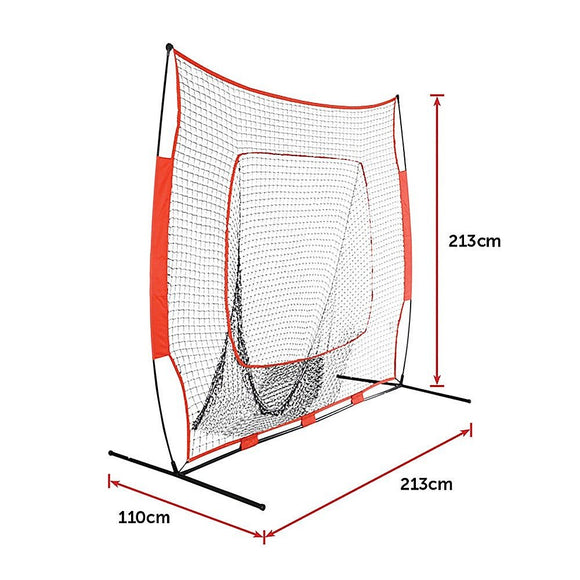 Portable Baseball Training Net Stand Softball Practice Sports Tennis - RnR Galore
