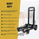 Portable Cart Folding Dolly Push Truck Hand Collapsible Trolley Luggage 70Kg - RnR Galore