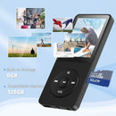 Portable Digital Music Player - Bluetooth 5.4, Hi - Fi Lossless Sound, 8GB Built - in & Expandable Storage(black 64GB) - RnR Galore