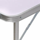 Portable Folding Picnic Camping Set BBQ Party Aluminium Table 4 Foldable Chairs - RnR Galore