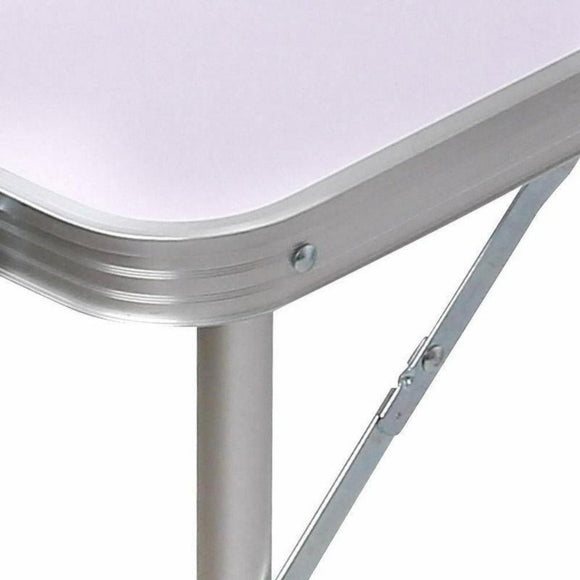 Portable Folding Picnic Camping Set BBQ Party Aluminium Table 4 Foldable Chairs - RnR Galore