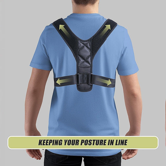 Posture Corrector Clavicle Support Back Straightener Shoulder Brace Strap - RnR Galore