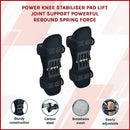 Power Knee Stabiliser Pad with Support Joint Spring Rebound Brace - RnR Galore