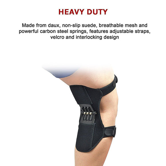 Power Knee Stabiliser Pad with Support Joint Spring Rebound Brace - RnR Galore