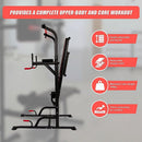 Power Tower Pull Up Weight Bench Dip Multi Station Chin Up Home Gym Equipment - RnR Galore