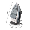 Powerful 2200W Electric Steam Iron with Ceramic Soleplate & Vertical Steam Function(green) - RnR Galore
