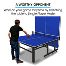 Proflex Table Tennis Table, with 4 Player Ping Pong Paddle and Pingpong Ball Pack - RnR Galore