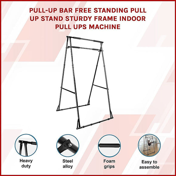 Pull - up Bar Free Standing Pull up Stand Sturdy Frame Indoor Pull Ups Machine - RnR Galore