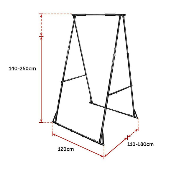 Pull - up Bar Free Standing Pull up Stand Sturdy Frame Indoor Pull Ups Machine - RnR Galore