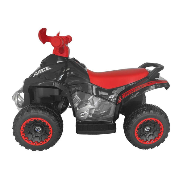 Quad Ride - on Electronic 4 Wheel ATV (Black) for Children - Up To 3km/h - RnR Galore