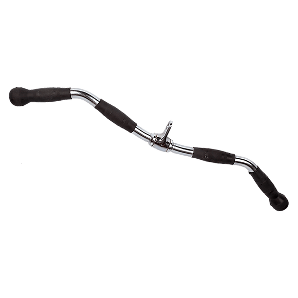 Randy & Travis Rubber - Coated Revolving Curl Row Bar Attachment for Gyms - RnR Galore
