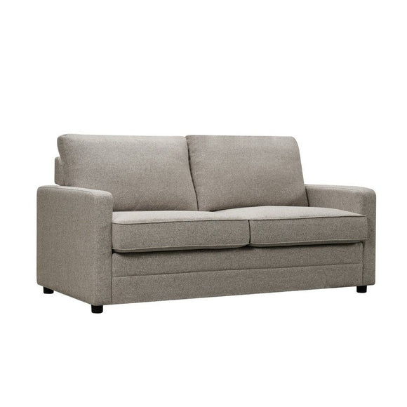 RAY 2 Seater Sofa bed with Separate Foam Mattress - Light grey - RnR Galore