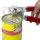Red (2 - Pack) Heavy - Duty Manual Can Opener - Ergonomic 3 - in - 1 Tool with Stainless Steel Cutter & Bottle Opener - RnR Galore