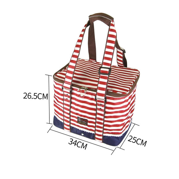 Red Insulated Picnic Bag Thermal Cooler Portable Lunch Food Tote Carry Storage Bag - RnR Galore