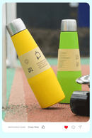Red Premium 304 Stainless Steel Vacuum Insulated Water Bottle - 532ml Large Capacity Sports Flask with 12 - 24 Hour Thermal Retention, Leak - Proof Portable Travel Mug for Gym, Office, Car and Outdoor Activities - RnR Galore