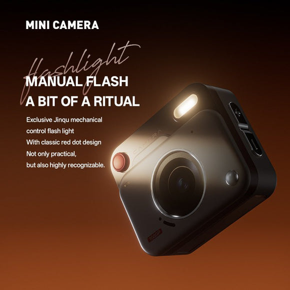 Red Retro Mini Digital Camera Keychain - 48MP Portable Pocket Camcorder with 1080p HD Video - RnR Galore