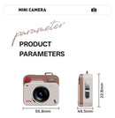Red Retro Mini Digital Camera Keychain - 48MP Portable Pocket Camcorder with 1080p HD Video - RnR Galore