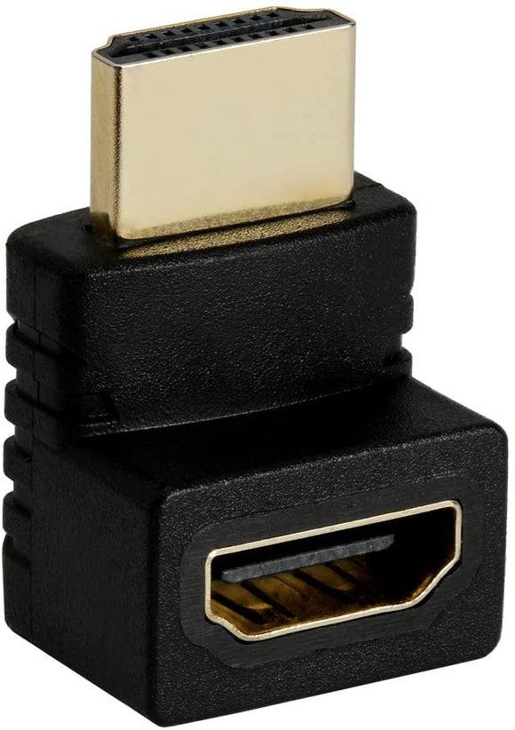 Right Angle 270 Degree HDMI Male to Female Plug Play Connector Adapter joiner - RnR Galore