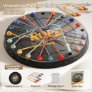 Rope Tangle Challenge Game (23x23CM) - Logic & Focus Educational Toy, Critical Thinking Puzzle for Kids & Family Interactive Fun - RnR Galore