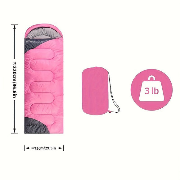 Rosy Four - Season Rectangular Sleeping Bag for Adults - RnR Galore