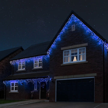Samland 36m 1200 LED Icicle Light for Christmas Decoration in Blue - RnR Galore