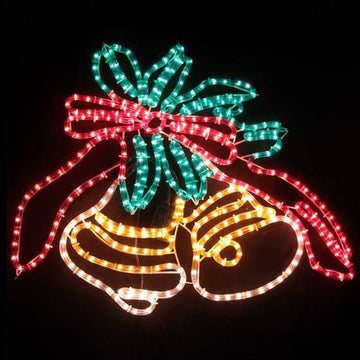 Samland Animated Flashing Bells Rope Motif Christmas Light Bell - RnR Galore