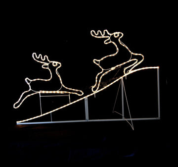Samland Animated Running up Reindeer Rope Light for Christmas Decoration - RnR Galore
