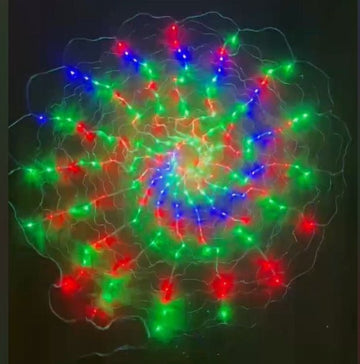 Samland Led Spiral Circle Light for Christmas Decoration Fairy Light Multi Color - 256AG - RnR Galore