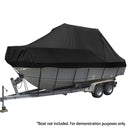 Seamanship Boat Cover 25 - 27ft Trailerable Jumbo Marine 600D Heavy Duty Black - RnR Galore