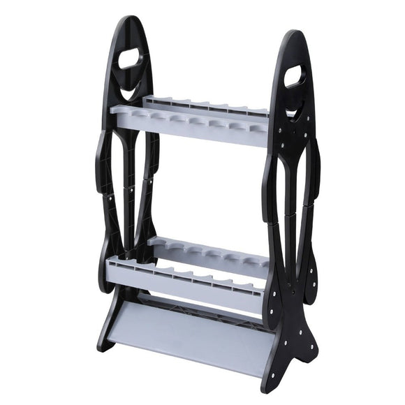 Seamanship Fishing Rod Holder 16 Storage Rack Fishing Pole Stand Garage Organizer Holds - RnR Galore