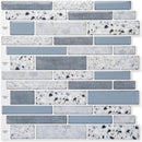 Self - Adhesive Wall Tiles Vinyl Kitchen Tile Marble Blue 10 Pieces - RnR Galore