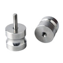 Shower Glass Door Knob Bathroom Round Back - to - Back Handle SUS304 Brushed Nickel - RnR Galore