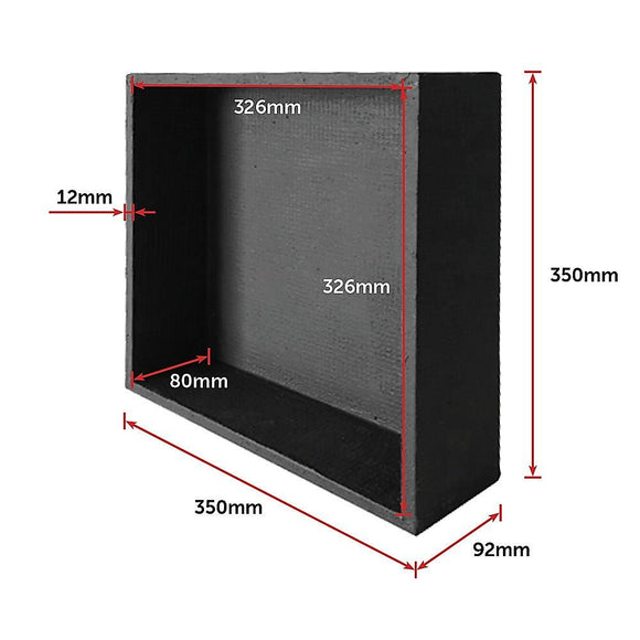 Shower Niche - 350 x 350 x 92mm Prefabricated Wall Bathroom Renovation - RnR Galore