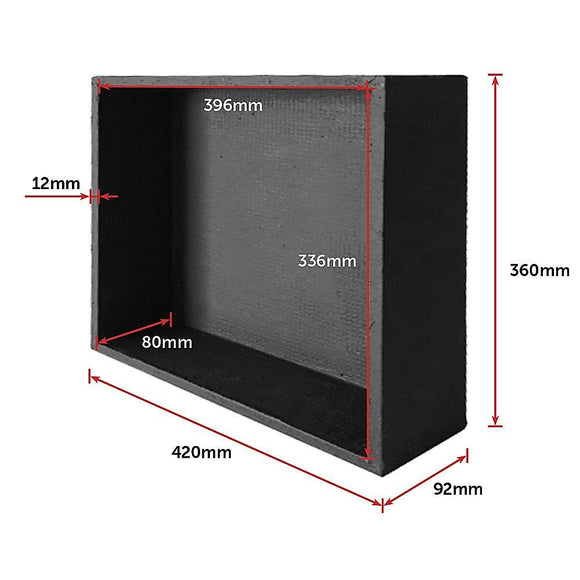 Shower Niche - 360 x 420 x 92mm Prefabricated Wall Bathroom Renovation - RnR Galore