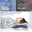 Side Sleeper Neck Pillow | Odor - Free, Light Beige Friendly Design, Comfortable Sleep Posture, Polyester Material, Hand Wash Only - RnR Galore