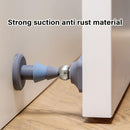 Silicone Silent Door Stopper with Suction Base and Secure Hold Catch Design - White - RnR Galore