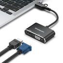 Simplecom DA326C USB 3.0 and USB - C to HDMI + VGA Video Card Adapter Full HD 1080p - RnR Galore