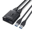 Simplecom KM125 Bi - Directional 2 - Way USB 3.0 Switch 1 In 2 Out (2 In 1 Out) 5Gbps - RnR Galore