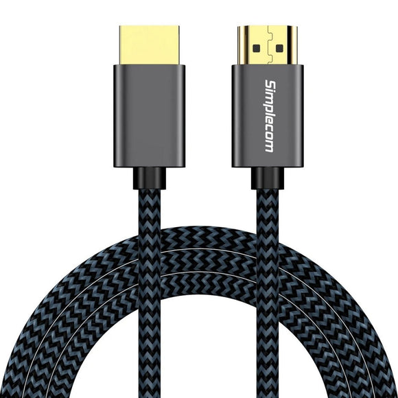 Simplecom SBT002 Ultra High Speed HDMI 2.1 Cable Nylon Braided 48Gbps 8K@60Hz - RnR Galore