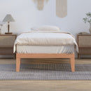 Single Size Warm Wooden Natural Bed Base Frame – Single - RnR Galore