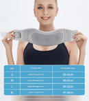 Size L Orange Ergonomic Neck Support Brace - Soft Cervical Collar for Posture Correction and Pain Relief - RnR Galore