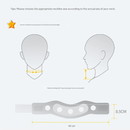 Size M Grey Ergonomic Neck Support Brace - Soft Cervical Collar for Posture Correction and Pain Relief - RnR Galore