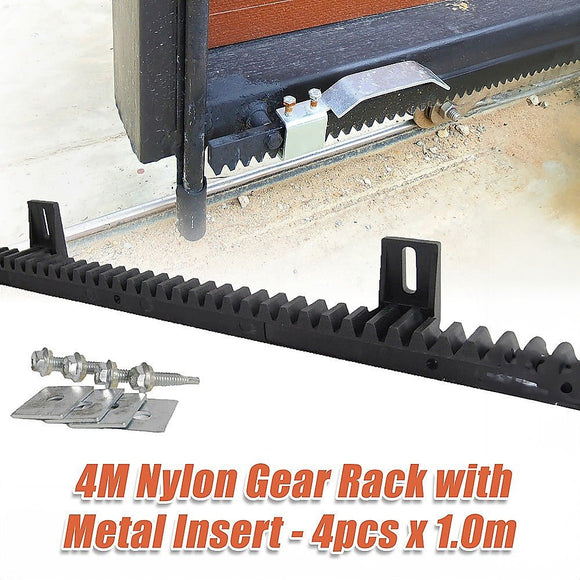 Sliding Gate Hardware Accessories Kit - 4m Gear Rack Track - RnR Galore