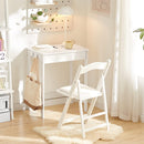 Small White Desk with Drawer Hooks - RnR Galore