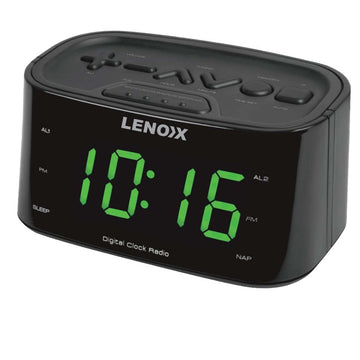 Smartphone - Charging Alarm Clock & FM Radio (Black) w/ USB Port - RnR Galore