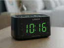 Smartphone - Charging Alarm Clock & FM Radio (Black) w/ USB Port - RnR Galore