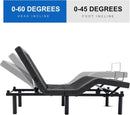 S*MAX Queen Adjustable Zero Gravity Bed Frame with Dual Motors Wireless Remote & USB Ports - RnR Galore