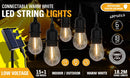Solar Power 15 LED 18.2M Festoon String Lights Wedding Party WaterProof - RnR Galore